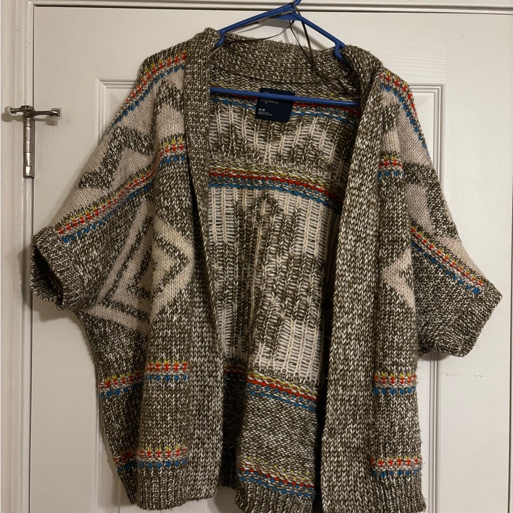American Eagle Outfitters Earthy Knit Poncho